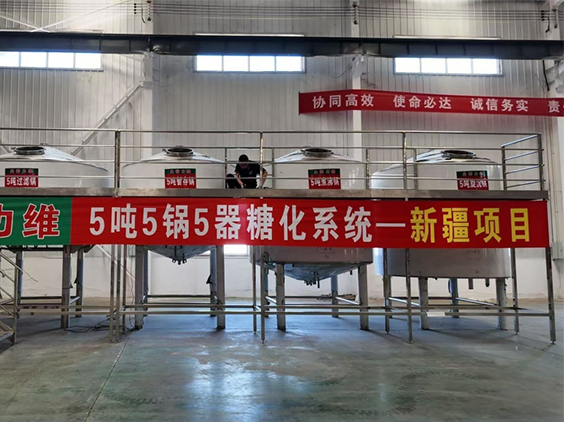 蔡甸精酿啤酒设备厂—5吨精酿啤酒设备—新疆项目